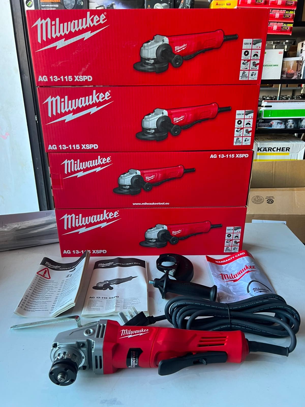 Milwaukee AG 13-115 XSPD Angle Grinder 1250W