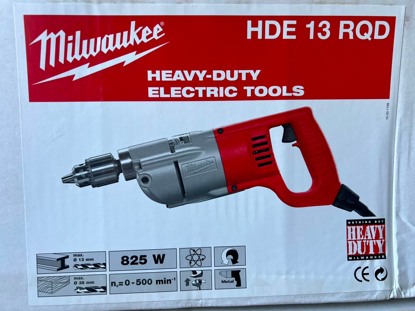 Milwaukee HDE 13 RQD Heavy-Duty Drill 825W