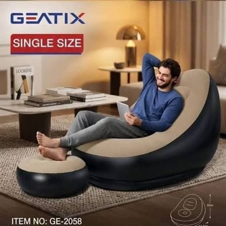 جيتكس GE-2058 كرسي هوائي مع مسند قدمين