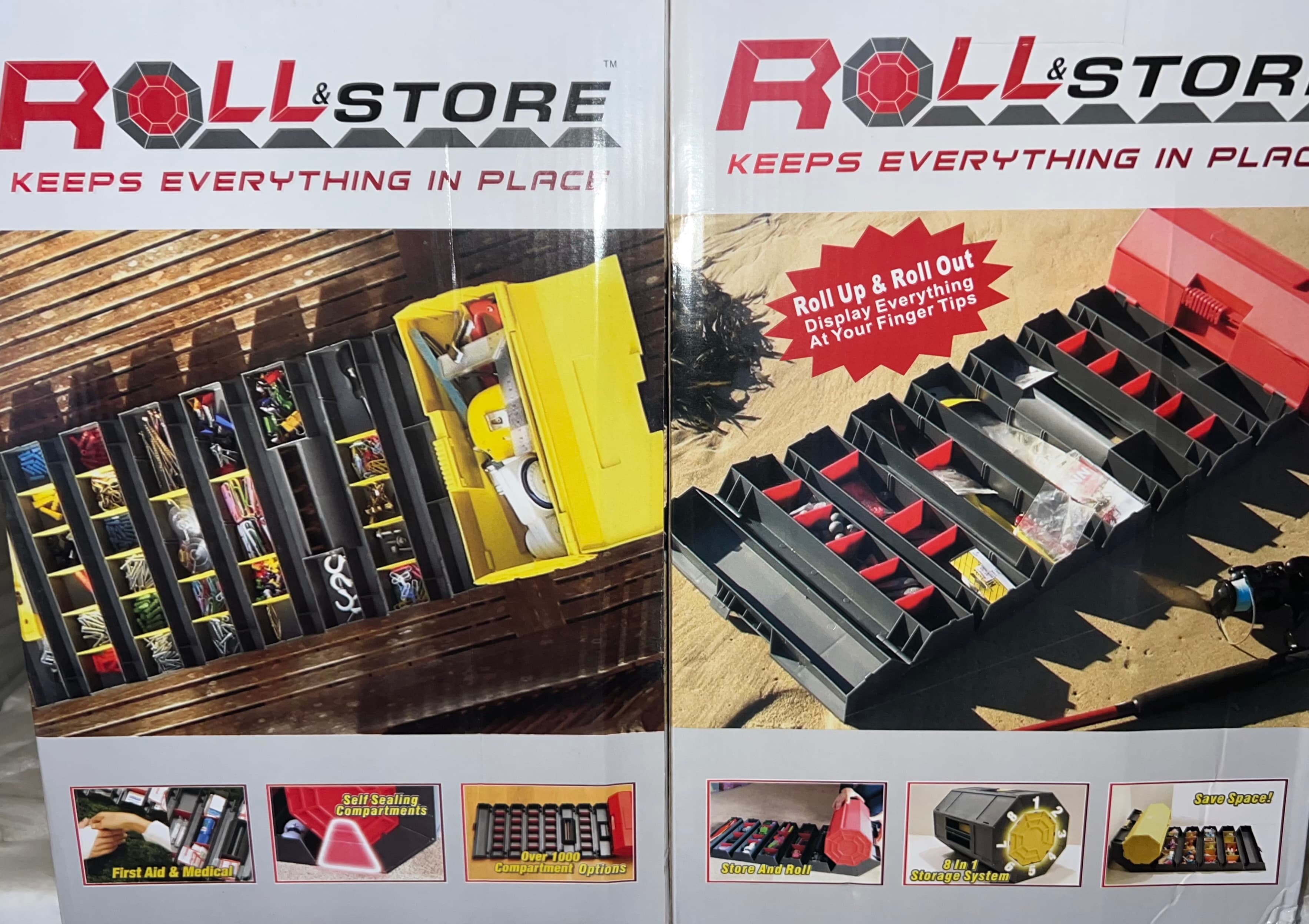 Roll & Store Tool Organizer + 1000 pc Hardware