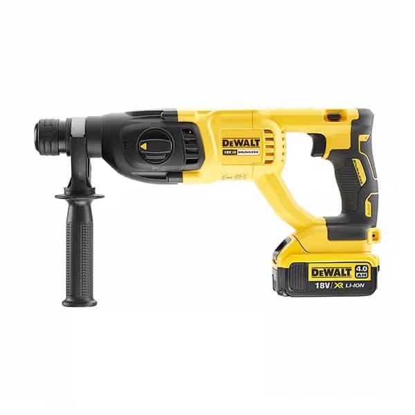 طقم مطرقة دوارة (هيلتي) SDS Plus بجهد 18 فولت + بطارية  سعة 4 أمبير - Dewalt DCH133M1